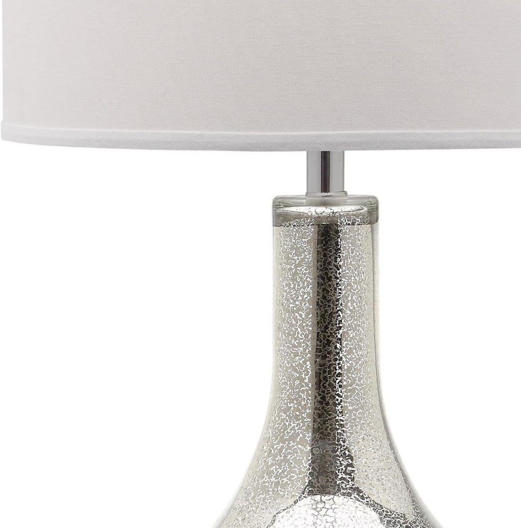 34.5" Silver Mercury Glass Contemporary Table Lamp
